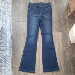 Spanx Classic Blue Flared Jeans - Women's Medium